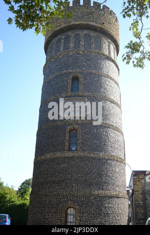 The Crampton Tower local history museum in Broadstairs, England Stock Photo