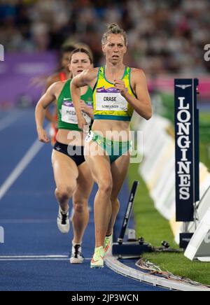 Taneille Crase of Australia competing in the women's 800m heptathlon at the Commonwealth Games at Alexander Stadium, Birmingham, England, on 2nd Augus Stock Photo