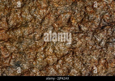 stone with iron ore and quartz Stock Photo
