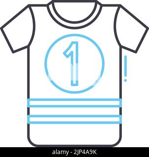 amunition line icon, outline symbol, vector illustration, concept sign Stock Vector