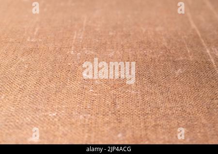real natural linen cloth aged as a book binding or under a picture Stock Photo