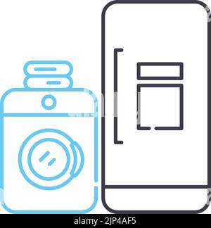 appliances line icon, outline symbol, vector illustration, concept sign Stock Vector