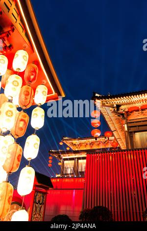 Tang Style Structures The architecture of Tang Dynasty style in Xian,China Stock Photo - Alamy