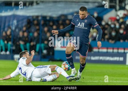 (C) Denis TRASFI / ALAMY - à Boulogne-Billancourt au Parc des Princes le 15-02-2022 - UEFA Ligue des champions, 8ème de finale - Paris Saint Germain Stock Photo