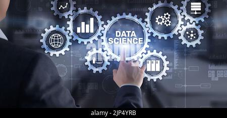 Data science business analytics internet technology concept Stock Photo