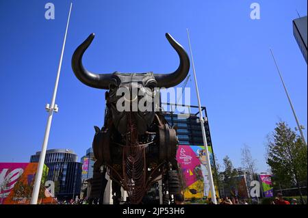 Birmingham Commonwealth Games 2022 The Raging Bull Stock Photo