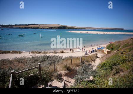 Rock Beach. Cornwall, England Stock Photo