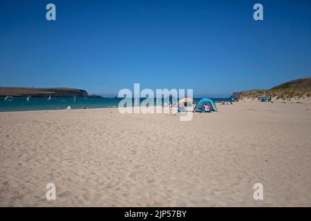 Rock Beach. Cornwall, England Stock Photo