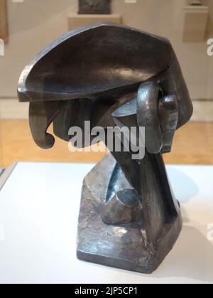 The Horse by Raymond Duchamp-Villon (1876-1918), 1914, cast in the 1950s, lead, view 2 Stock Photo