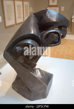 The Horse by Raymond Duchamp-Villon (1876-1918), 1914, cast in the 1950s, lead, view 3 Stock Photo