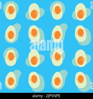 Colorful repetitive pattern background of gummy candies made of simple vector illustrations. Stock Vector
