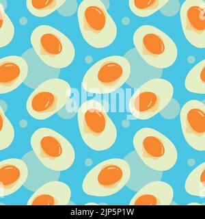 Colorful repetitive pattern background of gummy candies made of simple vector illustrations. Stock Vector