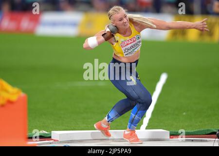 Axelina Johansson (Sweden). Shot Put. European Championships Munich 2022