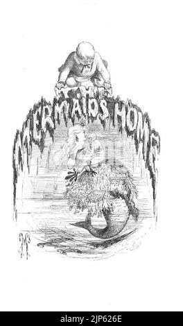 The Mermaid's Home — The fairy tales of science Stock Photo