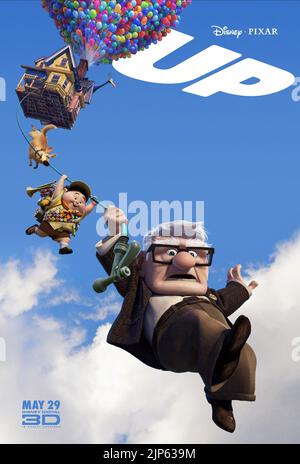 DUG, CARL FREDRICKSEN, RUSSELL POSTER, UP, 2009 Stock Photo