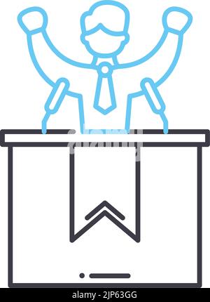 election debate concept vector illustration in flat style Stock Vector ...