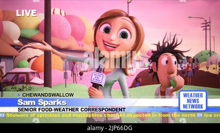 SAM, FLINT LOCKWOOD, CLOUDY WITH A CHANCE OF MEATBALLS, 2009 Stock Photo