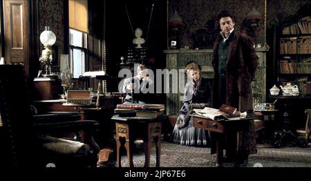 JUDE LAW, KELLY REILLY, ROBERT DOWNEY JR., SHERLOCK HOLMES, 2009 Stock Photo