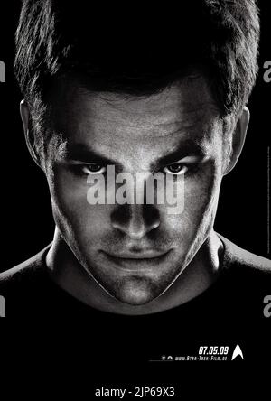 CHRIS PINE POSTER, STAR TREK, 2009 Stock Photo - Alamy
