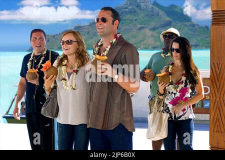 JON FAVREAU, MALIN AKERMAN, VINCE VAUGHN, FAIZON LOVE, KRISTIN DAVIS, COUPLES RETREAT, 2009 Stock Photo