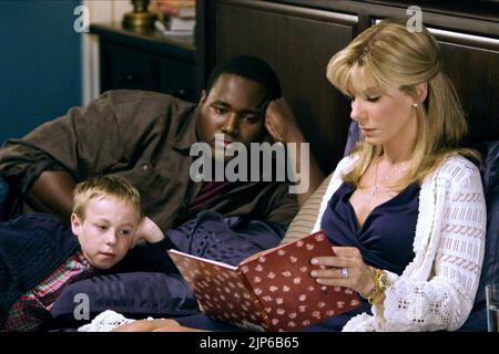 JAE HEAD, QUINTON AARON, SANDRA BULLOCK, THE BLIND SIDE, 2009 Stock Photo