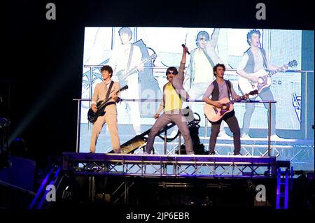 JONAS,JONAS,JONAS, JONAS BROTHERS: THE 3D CONCERT EXPERIENCE, 2009 Stock Photo