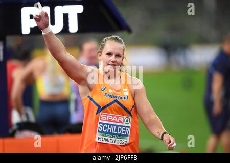 Jessica Schilder (Netherlands, Gold Medal). Shot Put. European Championships Munich 2022 Stock Photo