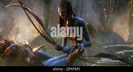 ZOE SALDANA, AVATAR, 2009 Stock Photo