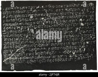 The Origin of the Bengali Script Plate 3 Stock Photo - Alamy