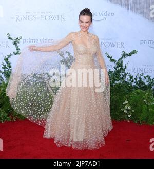 Ema Horvath arrives at the premiere of "The Lord of the Rings: The