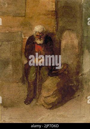 The Poor Jew Stock Photo - Alamy