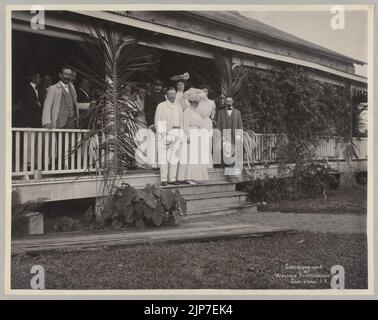 The President at Military barracks, Cayey, Puerto Rico. Guest of Major ...