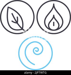 ayrvecic medicine line icon, outline symbol, vector illustration, concept sign Stock Vector
