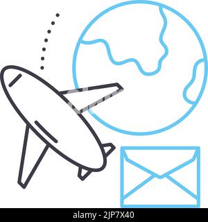 abstract mail icon vector illustration Stock Vector Image & Art - Alamy
