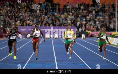 Julien Alfred Of St Lucia, Daryll Neita Of England And Elaine Thompson ...