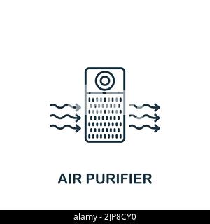 Air Purifier icon. Line simple icon for templates, web design and infographics Stock Vector