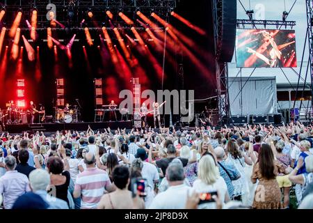 Simply Red performing at Eirias Stadium in Colwyn Bay on 14th August 2022 Stock Photo