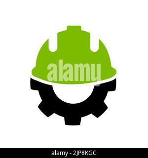 Development icon from Business Bicolor Set. This isolated flat symbol uses modern corporation green and black colors. Stock Vector