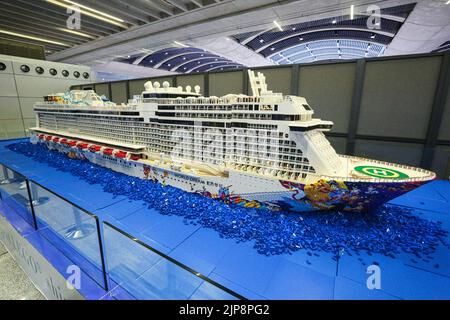 Le plus grand bateau du monde de Lego construit en Allemagne 