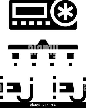 smart watering system glyph icon vector illustration Stock Vector Image ...