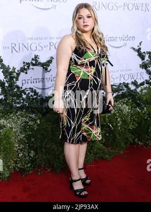 LOS ANGELES - AUG 15: Anna Tolkien at the The Lord Of The Rings: The ...