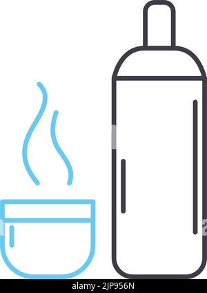 thermos hot water icon. icon outlines. hot water thermos 4686328 Vector Art  at Vecteezy