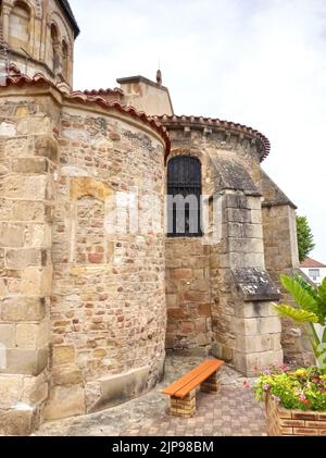 Église Saint Georges de Néris les Bains,  VI e siècle, Allier, France Stock Photo