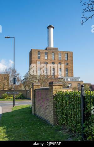 Former Rochford Power station converted into residential lofts. Stock Photo