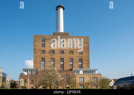 Former Rochford Power station converted into residential lofts. Stock Photo