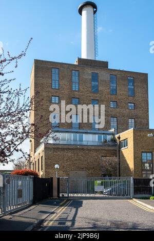 Former Rochford Power station converted into residential lofts. Stock Photo