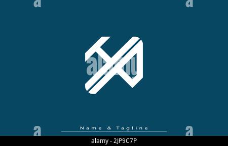 Alphabet letters Initials Monogram logo HP , PH Stock Vector