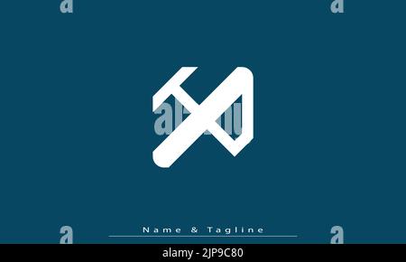 Alphabet letters Initials Monogram logo HP , PH Stock Vector
