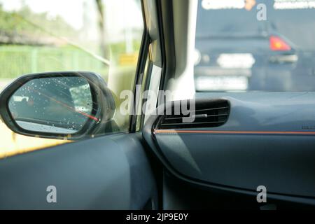 car air conditioner grid pane, Stock Photo