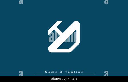 Alphabet letters Initials Monogram logo HO , OH Stock Vector